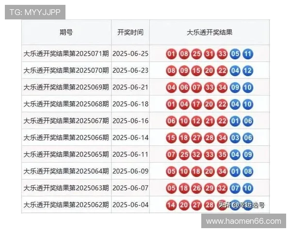 大乐透历史开奖结果完整记录与查询指南